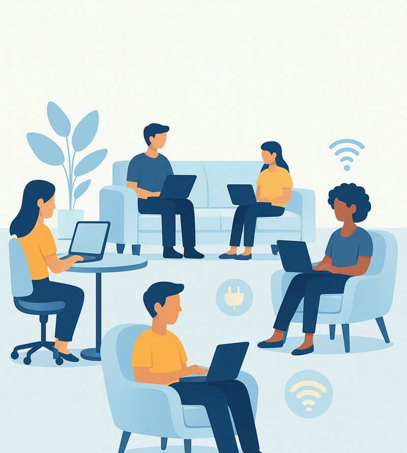 Comfortable seating and modern amenities