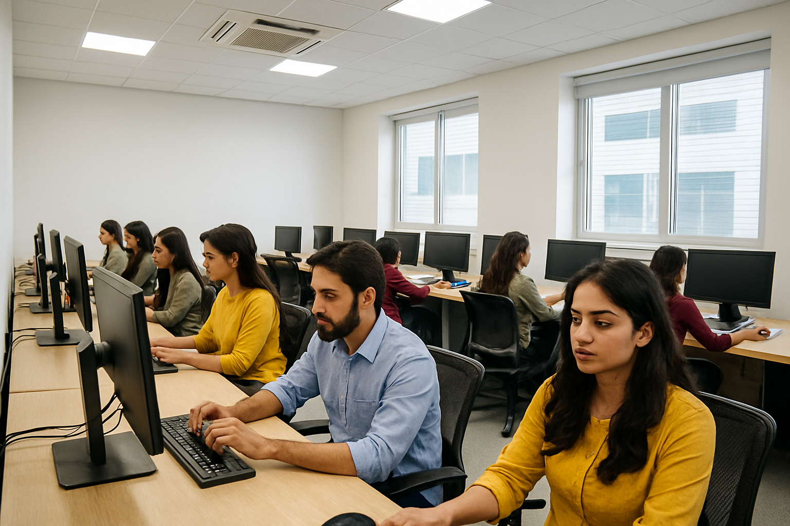 Airocode computer laboratory with modern systems